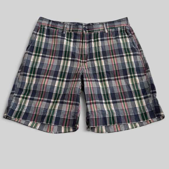 Vineyard Vines Other - Vineyard Vines Men’s Plaid Chino Shorts Size 35 Martha’s Vineyard Pockets